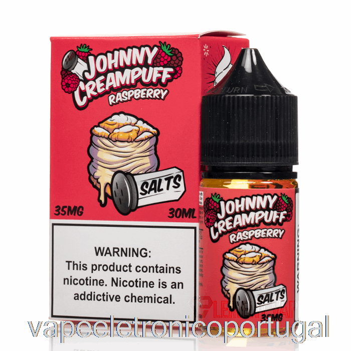 Vape Eletrônico Framboesa - Sais Johnny Creampuff - 30ml 35mg